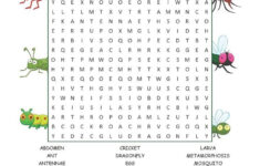 Insect Word Search Puzzle Word Puzzles For Kids School Age