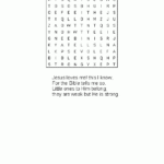John S Word Search Puzzles Kids Jesus Loves Me