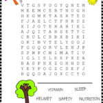 Kid Word Search Puzzles Healthy K5 Worksheets Kids Word Search