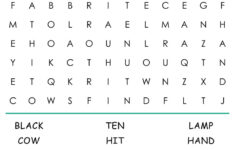 Kindergarten Word Search Cool2bKids