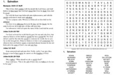 Large Print Printable Bible Word Search Puzzles Word Search Printable