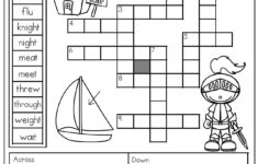 Math Puzzles 2Nd Grade Printable Crossword Puzzles For 2Nd Graders