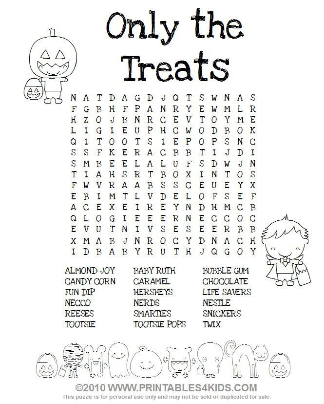 Medium Printable Halloween Word Searches JoBSPapa Halloween