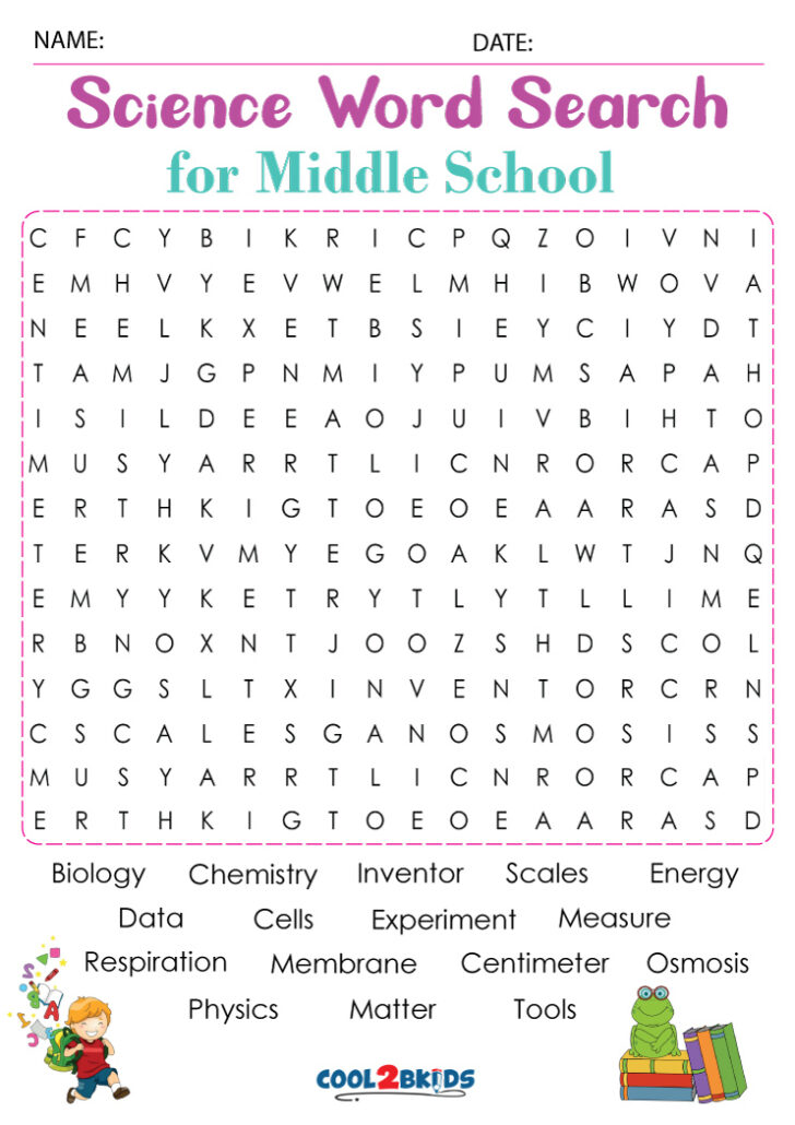 Middle School Word Search Cool2bKids Printable Word Search Middle School Word Search Cool2bKids Printable Word Search