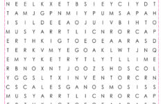 Middle School Word Search Cool2bKids