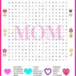 Mothers Day Word Search Free Printable Mother S Day Printables