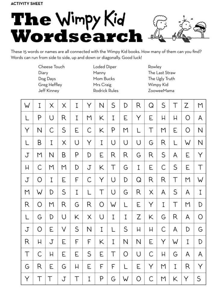 Printable Word Searches For Kids UK