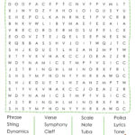 Music Word Search Cool2bKids