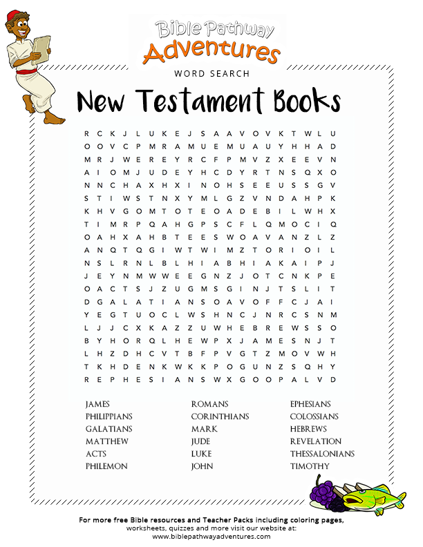 New Testament Books New Testament Books Bible Lessons For Kids 