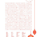 ONE LOVELY DAY Free Christmas Word Search