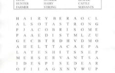 Online Bible Word Search Printable Pages Sunday School Resources