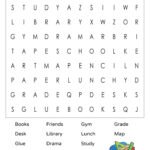 Printable Back To School Word Search Cool2bKids