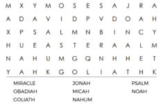 Printable Bible Word Search Cool2bKids