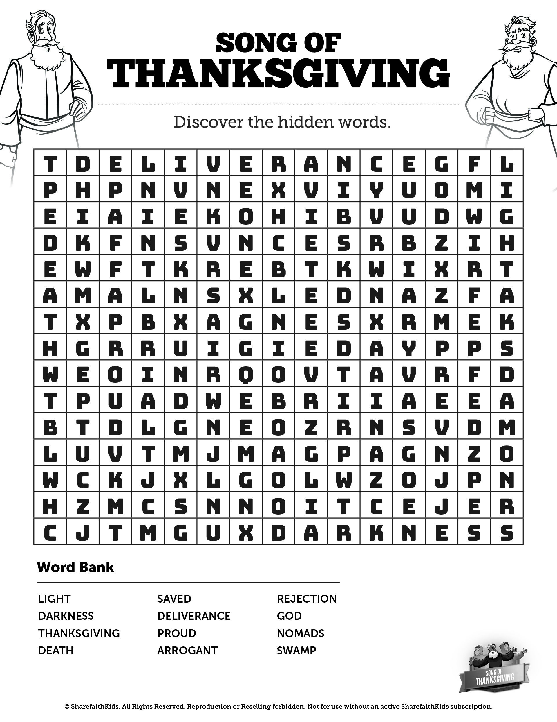 Printable Bible Word Search Puzzles Word Search Printable