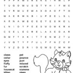 Printable Cat Word Searches