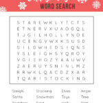 Printable Christmas Word Search A Fun Holiday Activity For Kids
