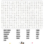 Printable Disney Word Search Cool2bKids