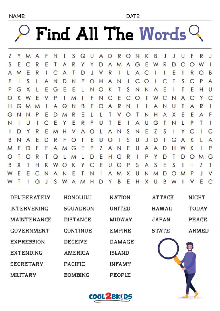 Printable Hard Word Search Cool2bKids