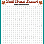 Printable Harvest Word Search Word Search Printable