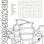 Printable Library Word Search