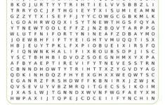 Printable Number Word Search Cool2bKids