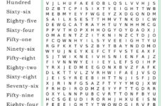 Printable Number Word Search Cool2bKids