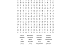 Printable Spanish Word Search Puzzles Word Search Printable