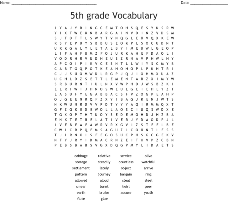 Printable Word Search Grade 5 FreePrintableTM Printable Word Search Printable Word Search Grade 5 FreePrintableTM Printable Word Search