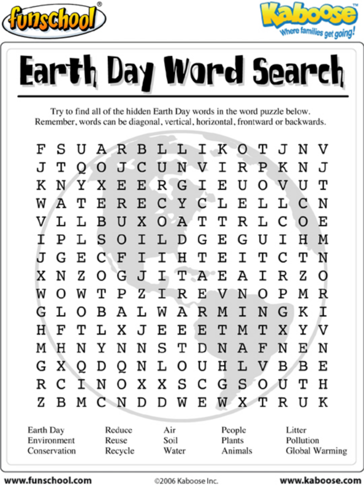 Free Printable Word Search Puzzles For Teens