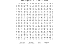 Recovery Word Search Puzzles Printable Word Search Printable