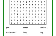 Soccer Word Search