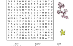 Spring Word Search Best Coloring Pages For Kids