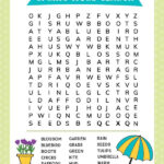 Spring Word Search Free Printable Activity Sheet For Kids Fun Loving