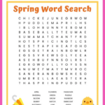 Spring Word Search FREE Printable Worksheet For Kids