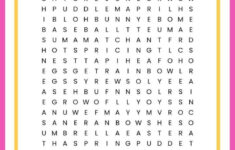 Spring Word Search FREE Printable Worksheet For Kids Spring Words