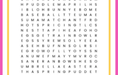 Spring Word Search FREE Printable Worksheet For Kids Spring Words