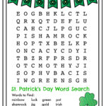 St Patrick S Day Word Search Free Printable The Chirping Moms