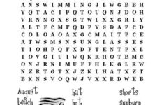 Summer Word Search Puzzles Best Coloring Pages For Kids