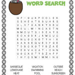 Summer Word Search Puzzles Best Coloring Pages For Kids