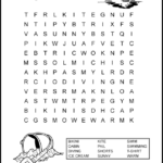 Summer Word Search Puzzles For Kids