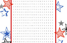 Superstar Celebration July 4th Word Search Printable Scholastic