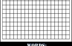 Template For Word Search Printable Schedule Template