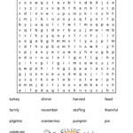 Thanksgiving Games Word Search Objective Of Thanksgiving Word