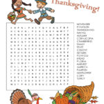 Thanksgiving Word Search Tim S Printables
