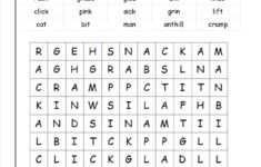 Third Grade Word Search Best Coloring Pages For Kids