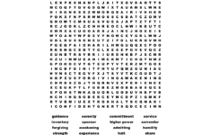 Wellness Recovery Action Plan Word Search Wordmint Word Search