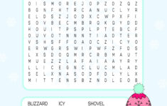 Winter Word Search Free Printable Kids Activity Fun Loving Families
