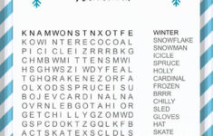 Winter Word Search Printable Search Results Calendar 2015