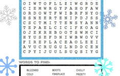 Winter Word Search Winter Words Holiday Words Winter Word Search