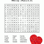 Word Search For Valentines Day Free Printable